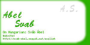 abel svab business card